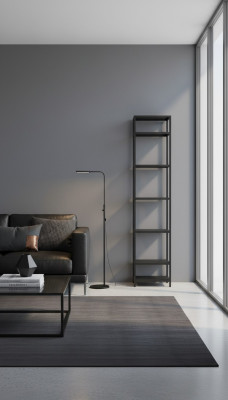 Regal Glas Metall Standregal am moderne Design a Schwarz Wunnzëmmer