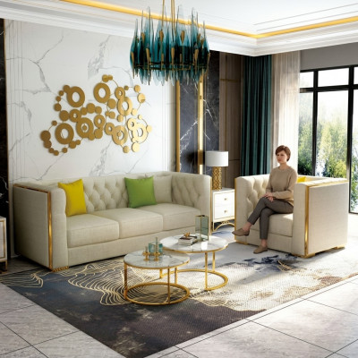 Couch Wohnlandschaft Garnitur Design Modern Sofagarnitur 321 Sofae Nei