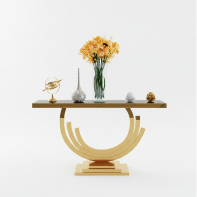 Konsolendësch Sideboard Metall Wandkonsole Anrichte Deko Konsol Beistell.