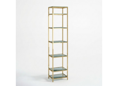 Regal Glas Metall Standregal modernen Design Trennwand Glasregaler.