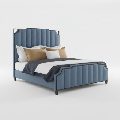 Luxus Schlofzëmmer Duebelbett Bett 150/180x200cm Lieder Metall Nei Hotel