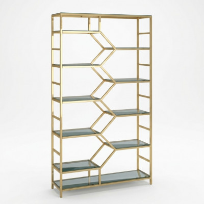 Metall Regal Trennwand Designer Luxus Regaler Gold Schaf 3 Stéck