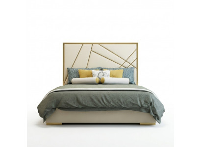 Designer Doppelbett Bett Hotel Deko Luxus Schlofkummer 180/200x200cm Lieder