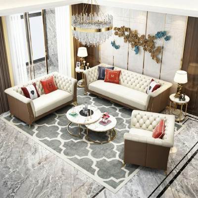 Canapé Couchage Garnitur Sëtz Polster Komplett Set 3+2+1 Canapéën Designer