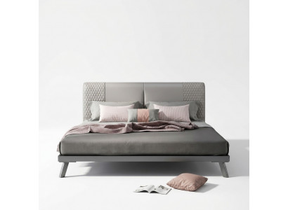 Luxus Design Liederbett Metall Gold Better Polster Hotel 180x200cm Gro.
