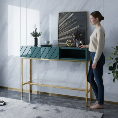 Designer Holz Dësch Konsoldësch Dësch Konsolet Konsoldëscher Schmink.