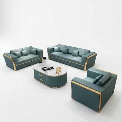 Canapé Garnitur Canapé Garnitur 3+2+1 Designersofa Design Canapé Sëtzgrupp 3tlg.