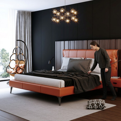 Duebelbett Bett Eebett Design Luxus Luxus Polsterbett Designbett Textil