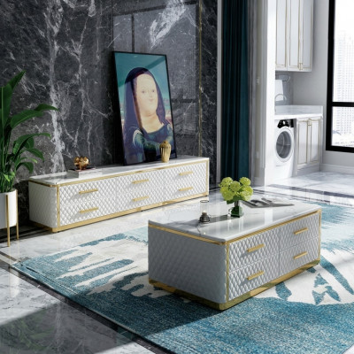 Edelstol Couchtisch Designer Dësch Edelstol Dëscher Sofa Niewendësch