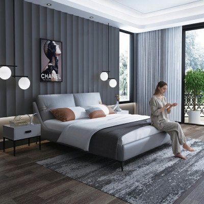 Modern hëlz Gebuedem Eelst Designer Miwwelen Better Duebel Nei Schlofkummer