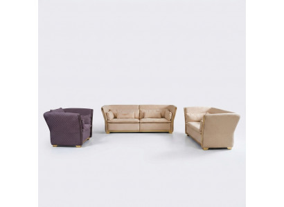Sofagarnitur Relax 3+2+1 Sëtzer Set Design Sofas Polstersudde Couchen Lieder