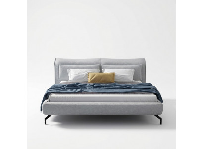 Italienesch Designer Miwwelen Bett Duebel Schlofzëmmer 180x200cm Lieder