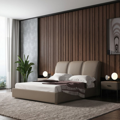 Designer Italienesch Miwwelen Bett Duebel Schlofzëmmer 180x200cm Nei