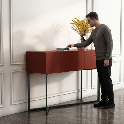 Designer Holz Dësch Konsolendësch Dësch Konsole Schmink Konsolendëscher