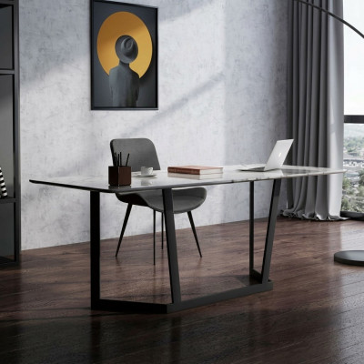 Italienesch Stil Miwwelen Schreifdësch Edelstol Designer Dëscher Luxus Dësch