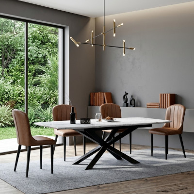 Italienesch Designer Miwwelen Iessdësch Büro Konferenz Luxus Dësch Metall