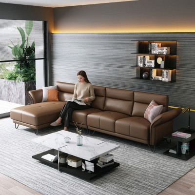 Wunnlandschaft Ecksofa L-Form Fauteuil Set Garnitur Modern Sofa Eckcouch