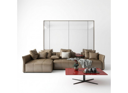 Wunnlandschaft Ecksofa L-Form Sessell Set Garnitur Modern Sofa Italienesch