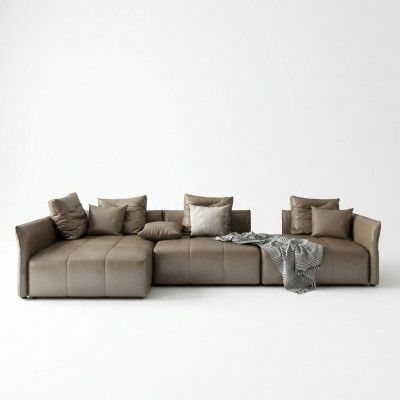 Design Polster Canapé Wunnlandschaft Ecksofa Garnitur Polstersofa Sëtz