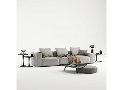 Sofa 4 Sëtzbänk Grouss XXL Couch Sofas Couchen Design Wunnzëmmer Véiersëtzer