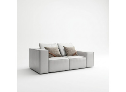 Sofa 2-Sëtzer Grouss XXL Sofa Sofas Couchen Wunnzëmmer Design Nei