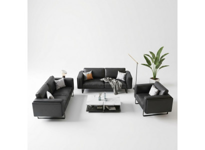 Luxus Miwwel Sofagarnitur Canapé Sofa Polster 3 2 1 Canapeen Nei Liedercanapé