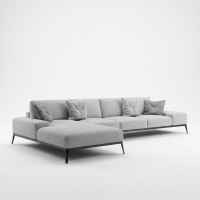 Italienesch Polster Sëtz Eck Lieder Canapé Modern Dekor Wunnlandschaft