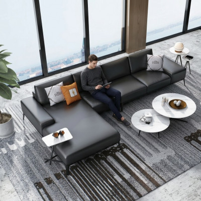 Ecksofa Polster Dekor Garnitur Wunnlandschaft L Form Designer Sofa Canapé.