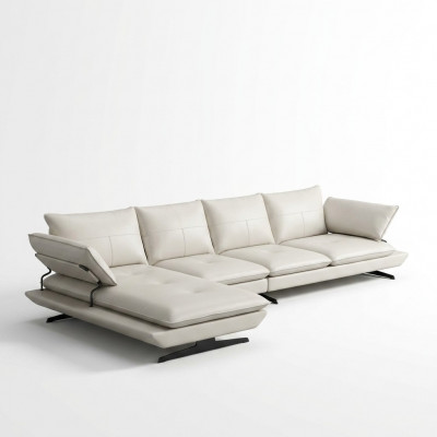 Italienesch Polster Sëtz Eck Lieder Couch Garnitur Modern Wunno Landschaft