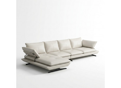 Italienesch Polster Sëtz Eck Lieder Couch Garnitur Modern Wunno Landschaft