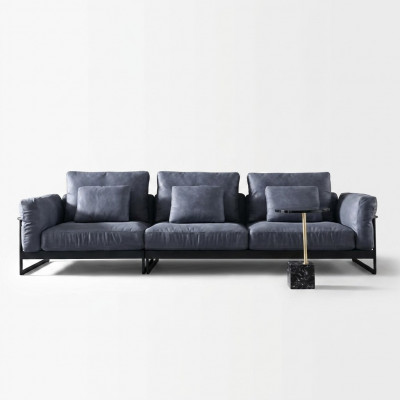 Sofa 4 Plazen Grouss XXL Canapéen Canapéen Wohnzimmer Design Grouss