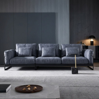 Design Sofa 3-Sëtzer Wunnzëmmer Canapé Couches Polstersoffa XXL