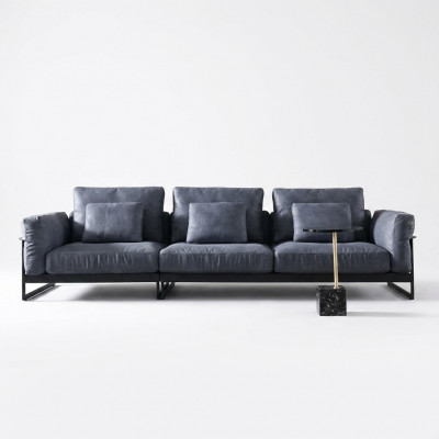 Design Sofa 3-Sëtzer Wunnzëmmer Canapé Couches Polstersoffa XXL