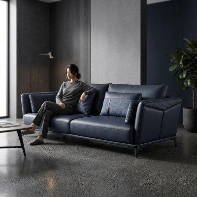 Sofa 4 Plazen Grouss XXL Couch Sofas Couchen Wunnzëmmer Design Neit