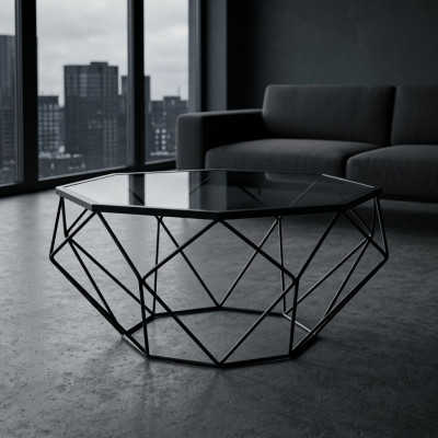 Design Couchtisch mat Beistelltisch 2tlg. Set Edelstol Dësch Sofa Dëscher