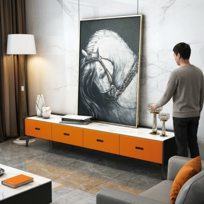 Italienesch Stil Miwwelen Holz Kommode Schaf RTV Kommoden TV Sideboard