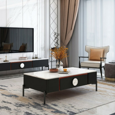 Canapé Dësch Sofa Couch Dësch Niewendësch Moderne Canapé Dësch Kaffisdësch