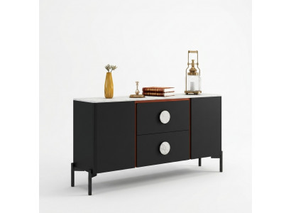 Designer Italienesch Kommode Anrichte Schaf Regal Metall Luxus Wunnen