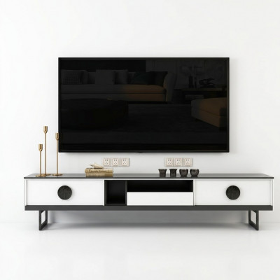 Sideboard RTV 200cm TV Schaf Lowboard Sideboard Kommode Wunnzëmmer Schaf Nei
