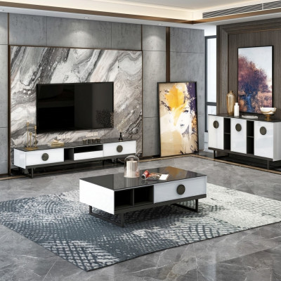 Kommode + Couchtisch + RTV Sideboard Nei Italienesch Designer Miwwelstécker