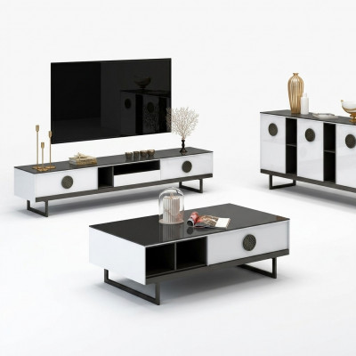 Kommode + Couchtisch + RTV Sideboard Nei Italienesch Designer Miwwelstécker