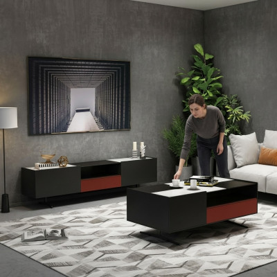 Couchtisch Kaffisdësch Designer Dëscher Niewendësch Wunnzëmmertësch Dësch