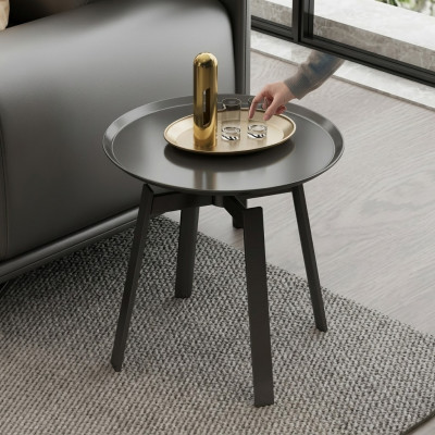 Designer Clubdësch Niewendësch Sofa Dekor Wunnzëmmer Dësch Miwwel Ronn