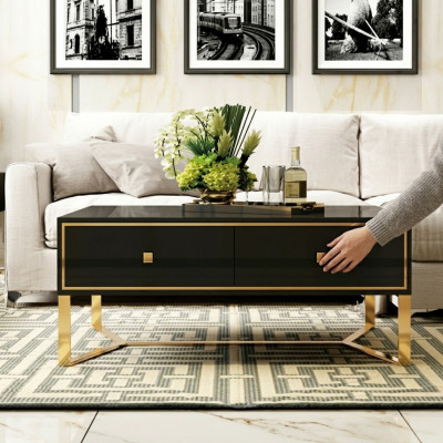Couchtisch Dekor Kaffisdësch Dësch Designer Niewendësch Wunnzëmmertësch