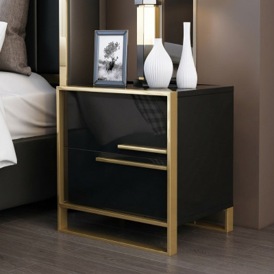 Design Nuets-Dësch Konsole Luxus Niewendëschlafzëmmer Metal Konsolen