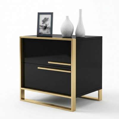Design Nuets-Dësch Konsole Luxus Niewendëschlafzëmmer Metal Konsolen