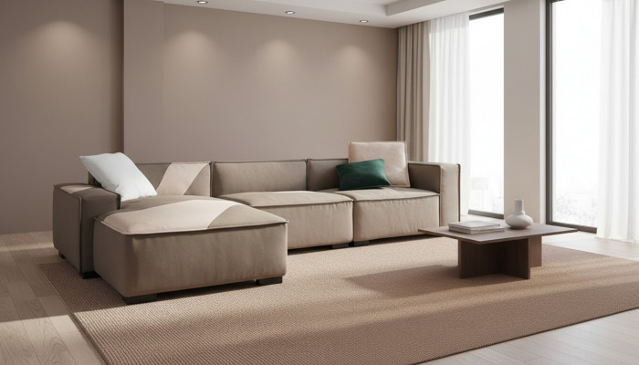 Eckcouch Wunnlandschaft Sofa Couch L Form Polster Couchen Lieder Design Italien
