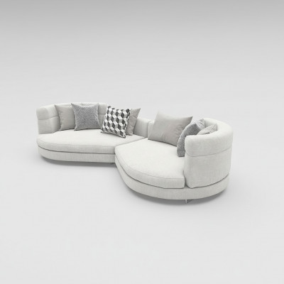 Ronn grouss XXL Sofa 4-Sëtzer Luxus Italien Design Ronn Canapé Luxus Polstersofaen