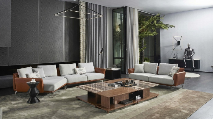 Wëschstolk Wohnlandschaft Canapé Couch L Form Polster Couchen Design Garnitur Lieder