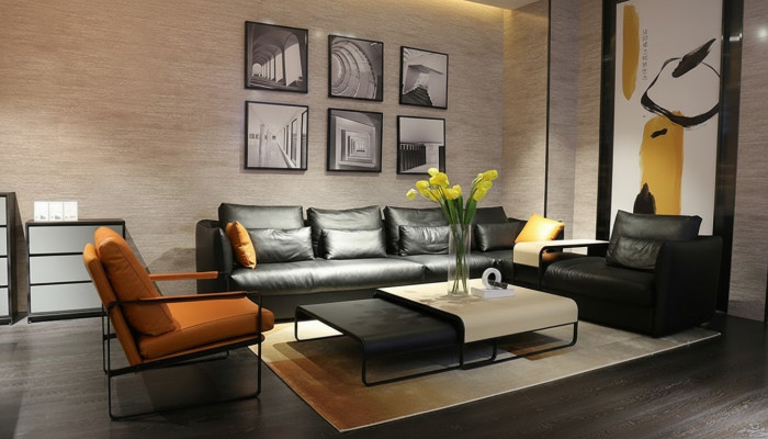 Italienesch Lieder Stil Wunnzëmmer Miwwelen Ecksofa Sofa Polster Garnitur Eckcouch